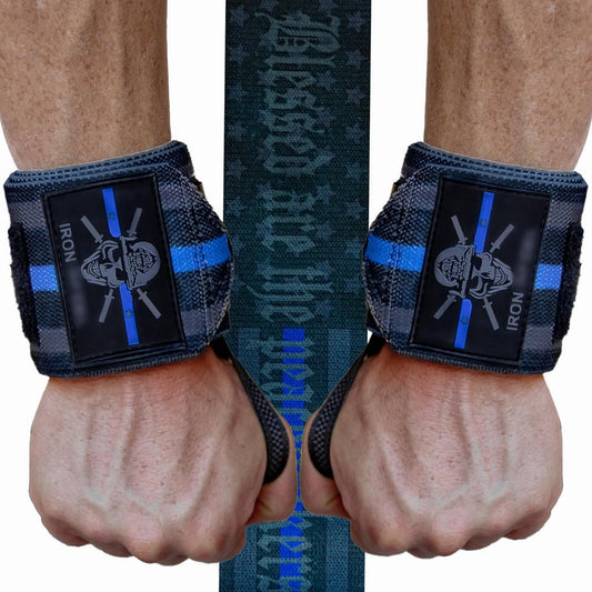 Weightlifting Wrist Wraps - 24" Extra Stiff Heavy Duty, Wrist Support for Gym Workouts, Crossfit, Weights, Powerlifting, Fitness, Exercise, Olympic Lifts, Bench Press